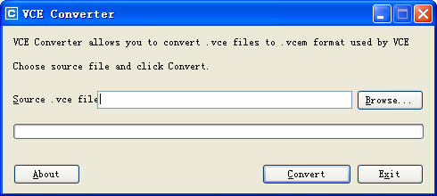 VCE转VCEM的工具下载v1.0绿色版_一款可以把VCE转换成VCEM ...