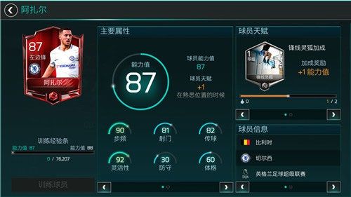 fifa足球世界阿扎尔培养分析_http://www.satyw.com_游戏攻略_第1张